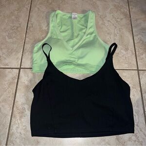 Calvin klein sports bra / tank top built in bra bundle